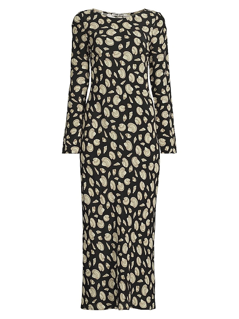Hello Sunshine Gaia Long-Sleeve Maxi Dress