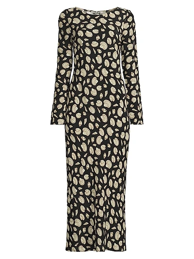 Hello Sunshine Gaia Long-Sleeve Maxi Dress
