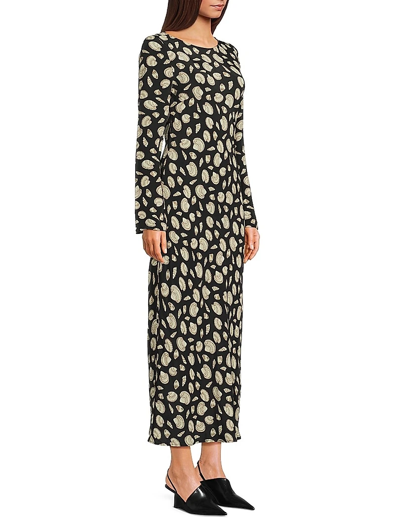 Hello Sunshine Gaia Long-Sleeve Maxi Dress