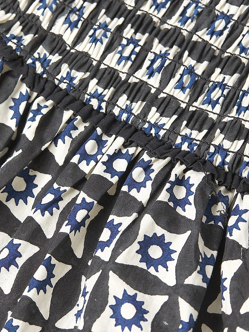 Hello Sunshine Cassani Geometric Midi-Dress