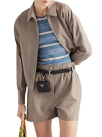 Striped Stretch Cotton Knit Top