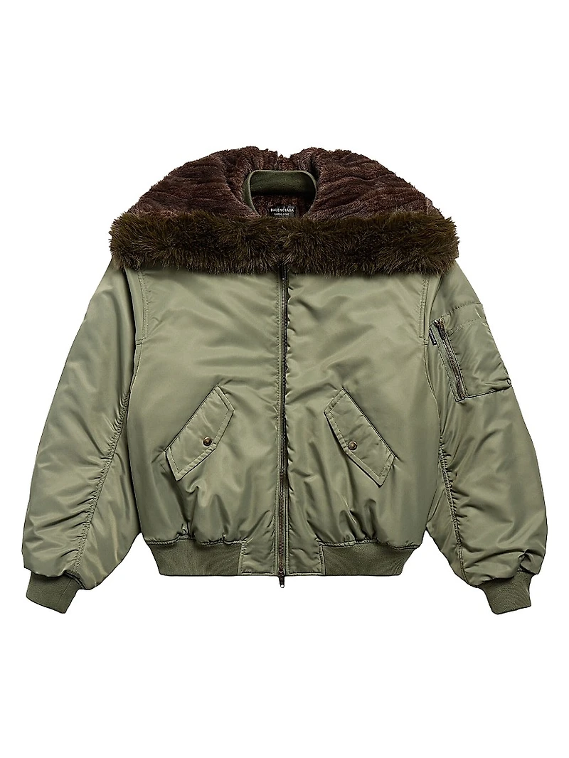 Hooded Bomber Jacket