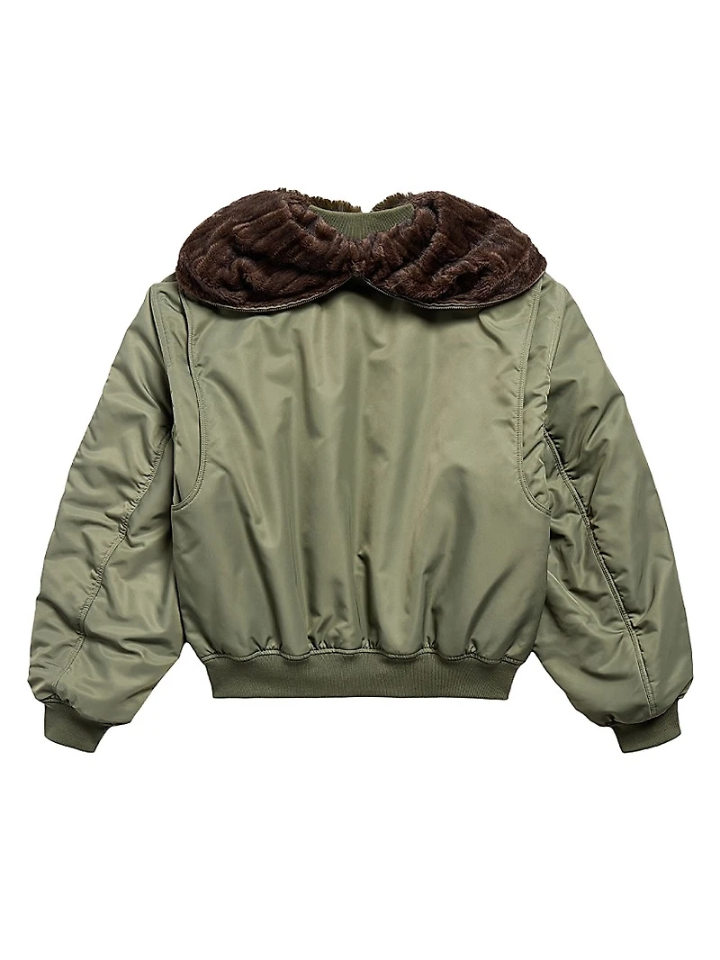 Hooded Bomber Jacket