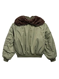 Hooded Bomber Jacket