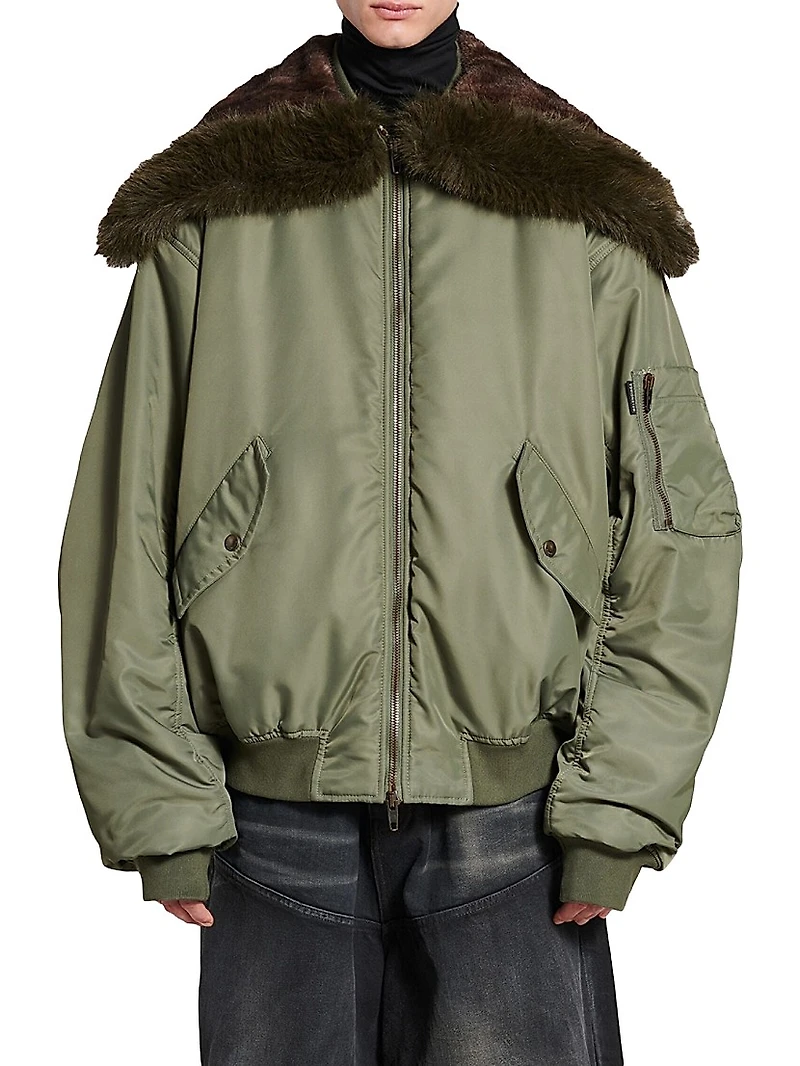 Hooded Bomber Jacket