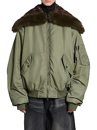 Hooded Bomber Jacket