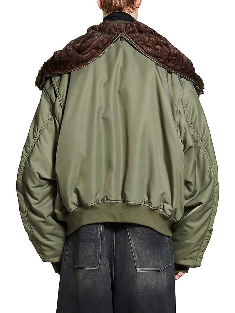 Hooded Bomber Jacket