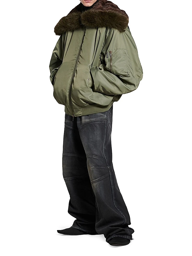 Hooded Bomber Jacket