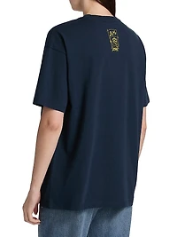 Collegiate Logo Cotton Boyfriend T-Shirt