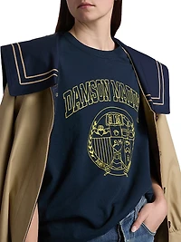 Collegiate Logo Cotton Boyfriend T-Shirt