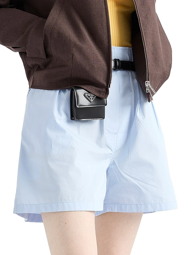 Cotton Poplin Shorts