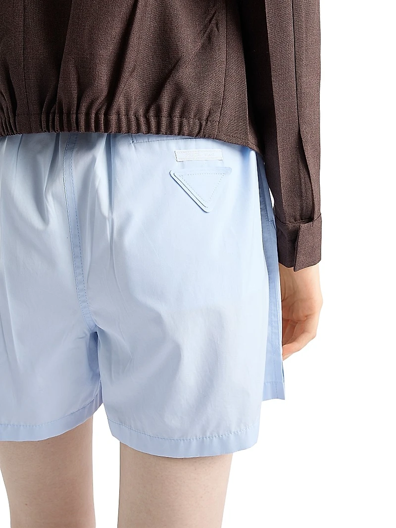 Cotton Poplin Shorts