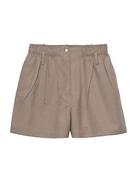 Mouliné Wool Shorts