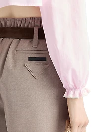 Mouliné Wool Shorts