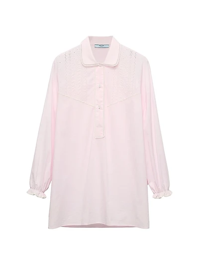 Embroidered Batiste Shirt