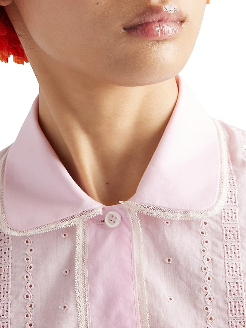 Embroidered Batiste Shirt