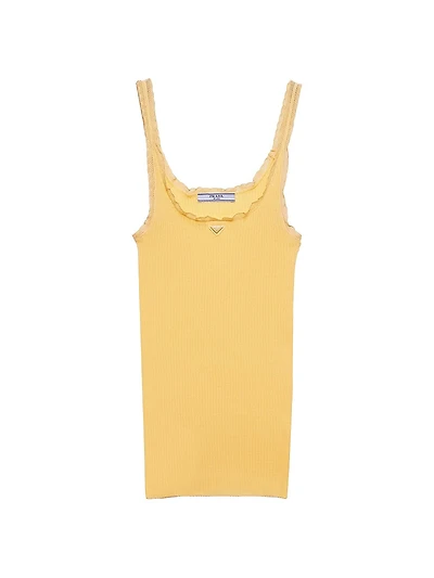 Ribbed Cotton Top