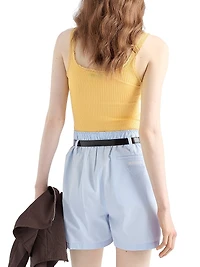 Ribbed Cotton Top