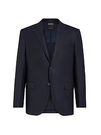 Trofeo Comfort Stretch Wool and Silk Jacket