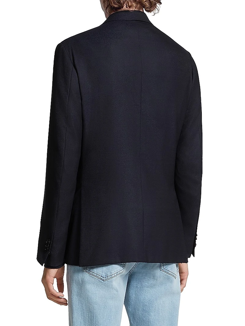 Trofeo Comfort Stretch Wool and Silk Jacket