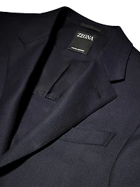Trofeo Comfort Stretch Wool and Silk Jacket