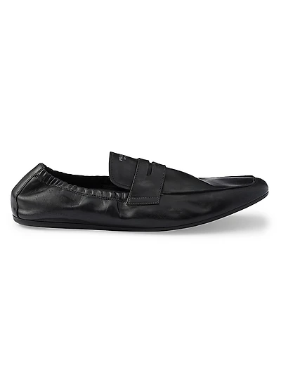 Men's Shuffle Antiqued Leather Loafers