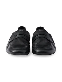 Men's Shuffle Antiqued Leather Loafers