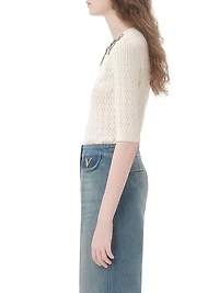 Embroidered Cotton Top