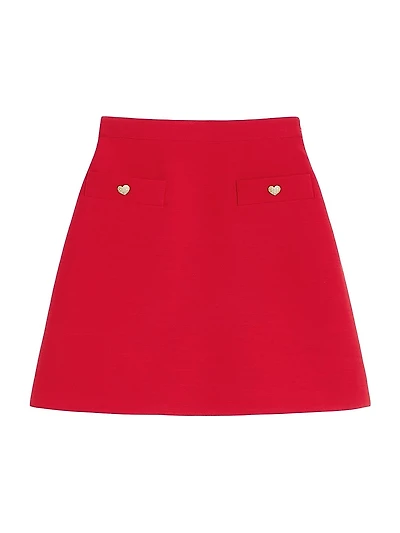 Crepe Couture Skirt