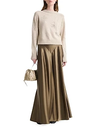 Paulie Floral Beaded Sweater