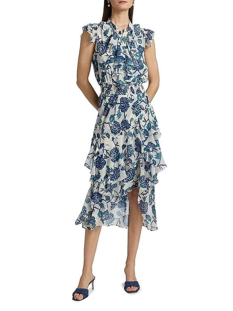 Ilysa Ruffle Midi-Dress