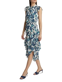 Ilysa Ruffle Midi-Dress