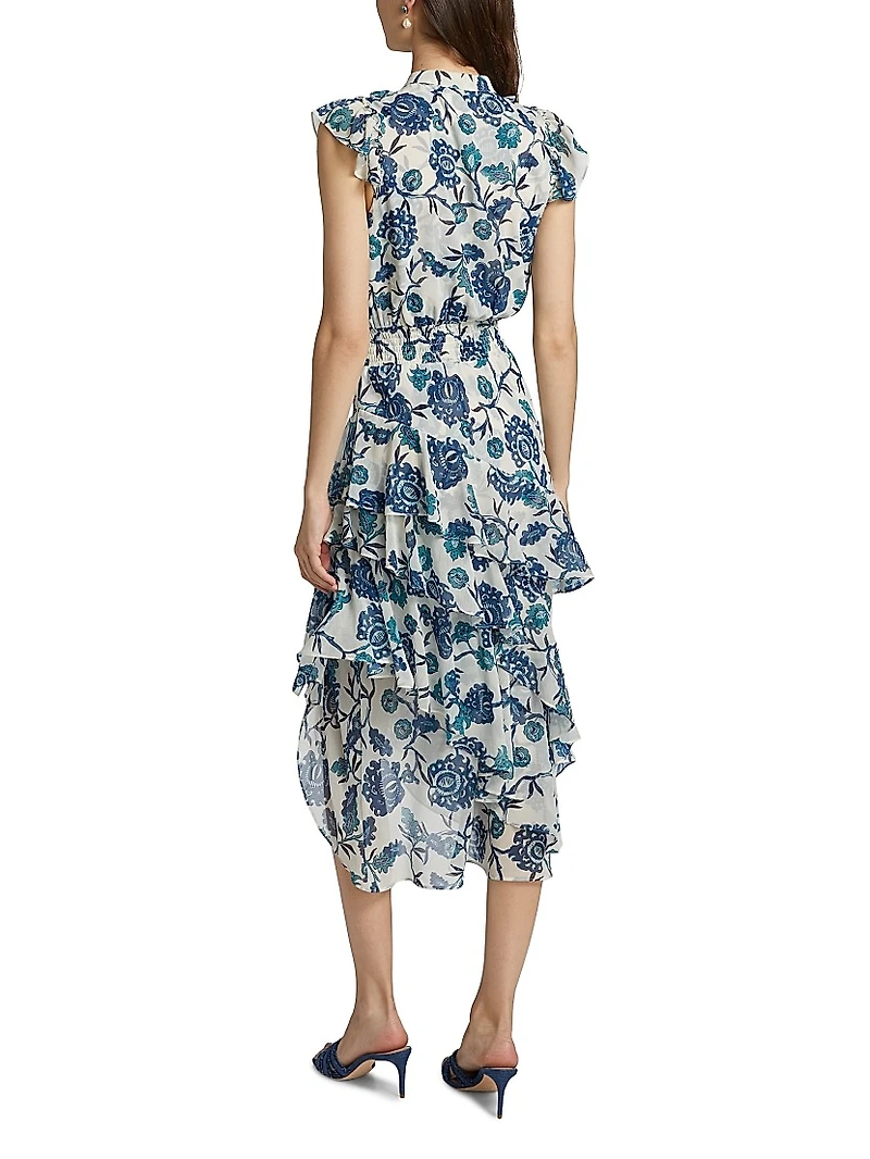 Ilysa Ruffle Midi-Dress