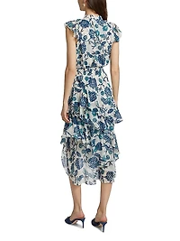 Ilysa Ruffle Midi-Dress