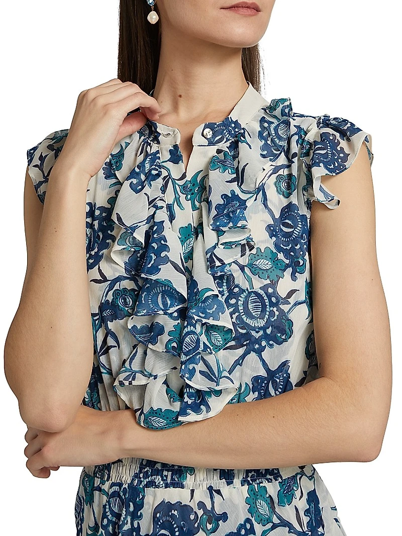 Ilysa Ruffle Midi-Dress