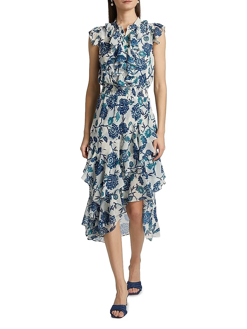 Ilysa Ruffle Midi-Dress