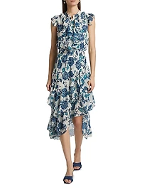 Ilysa Ruffle Midi-Dress