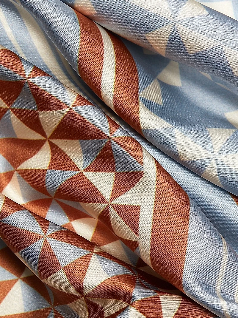 Nellie Satin Midi-Dress