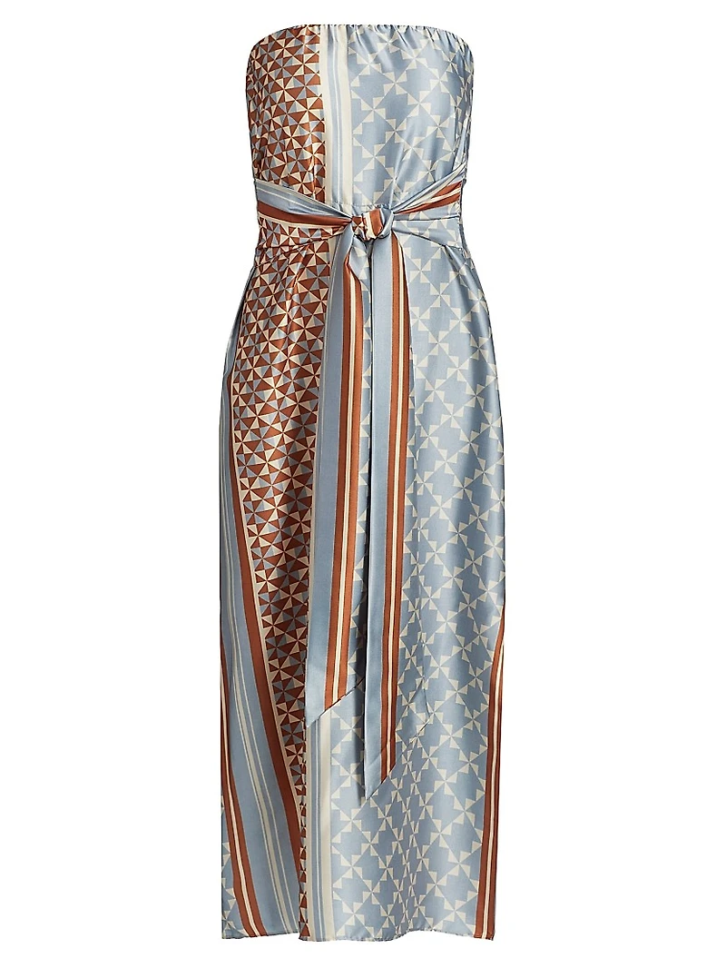 Damalis Satin Midi-Dress