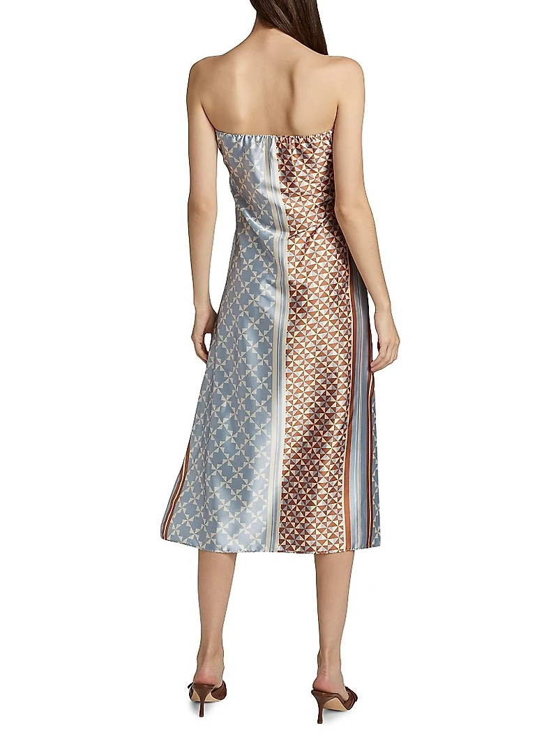 Damalis Satin Midi-Dress