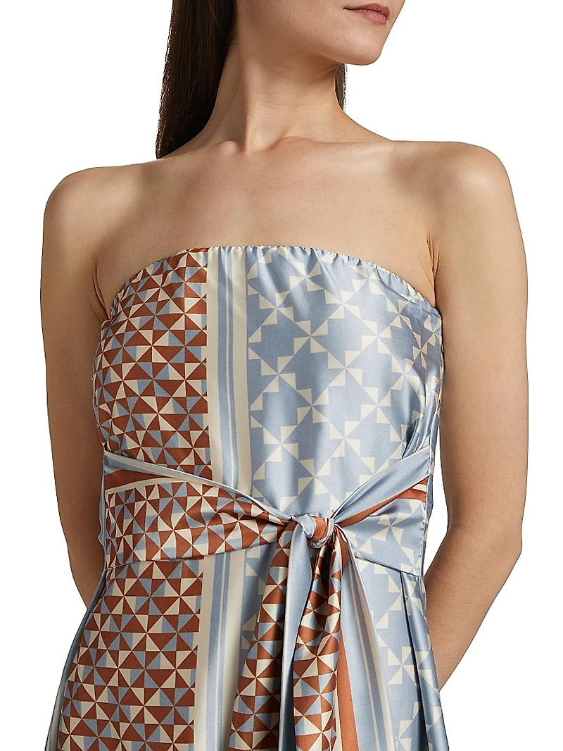 Damalis Satin Midi-Dress