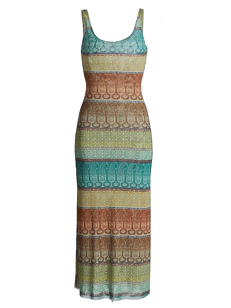 Khloe Mesh Tank Midi-Dress