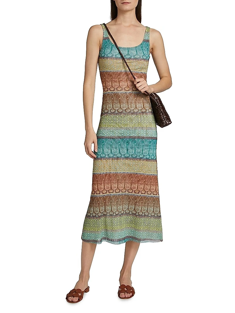 Khloe Mesh Tank Midi-Dress