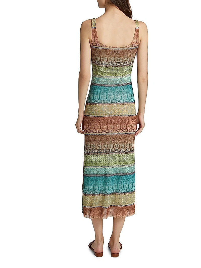 Khloe Mesh Tank Midi-Dress