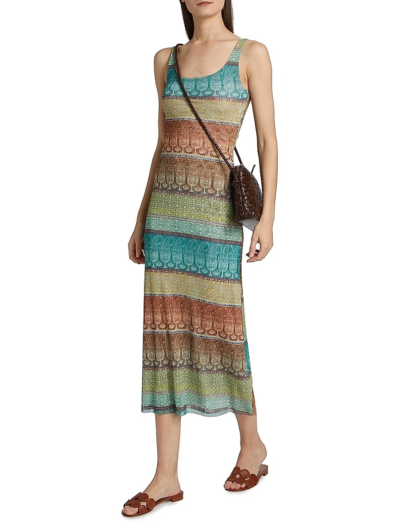 Khloe Mesh Tank Midi-Dress