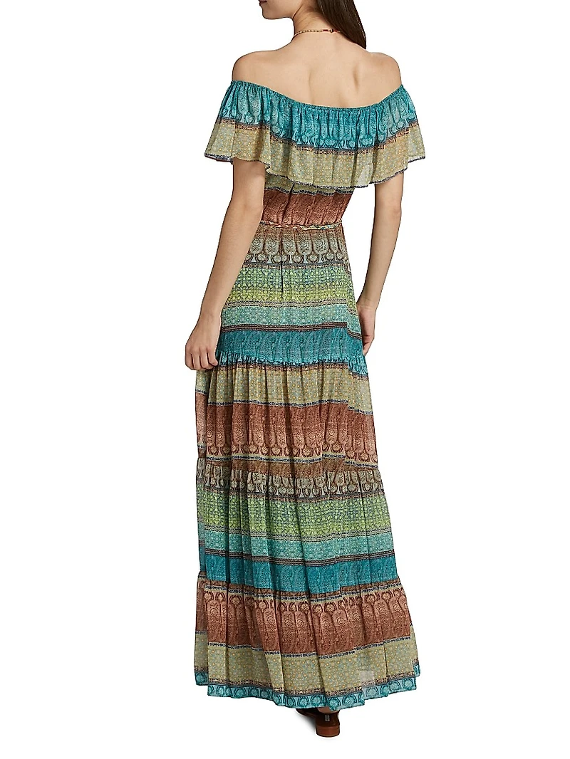 Estella Chiffon Maxi Dress