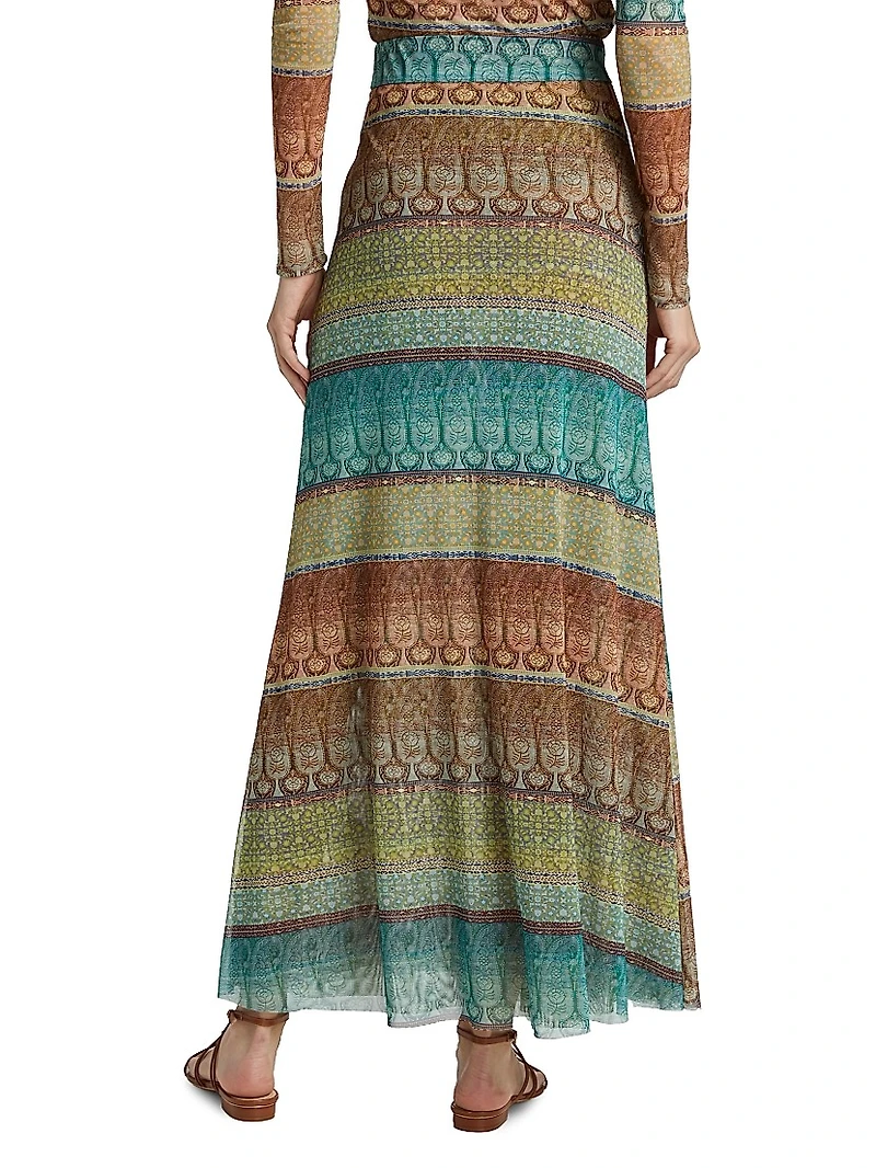Ekat Mesh Maxi Skirt