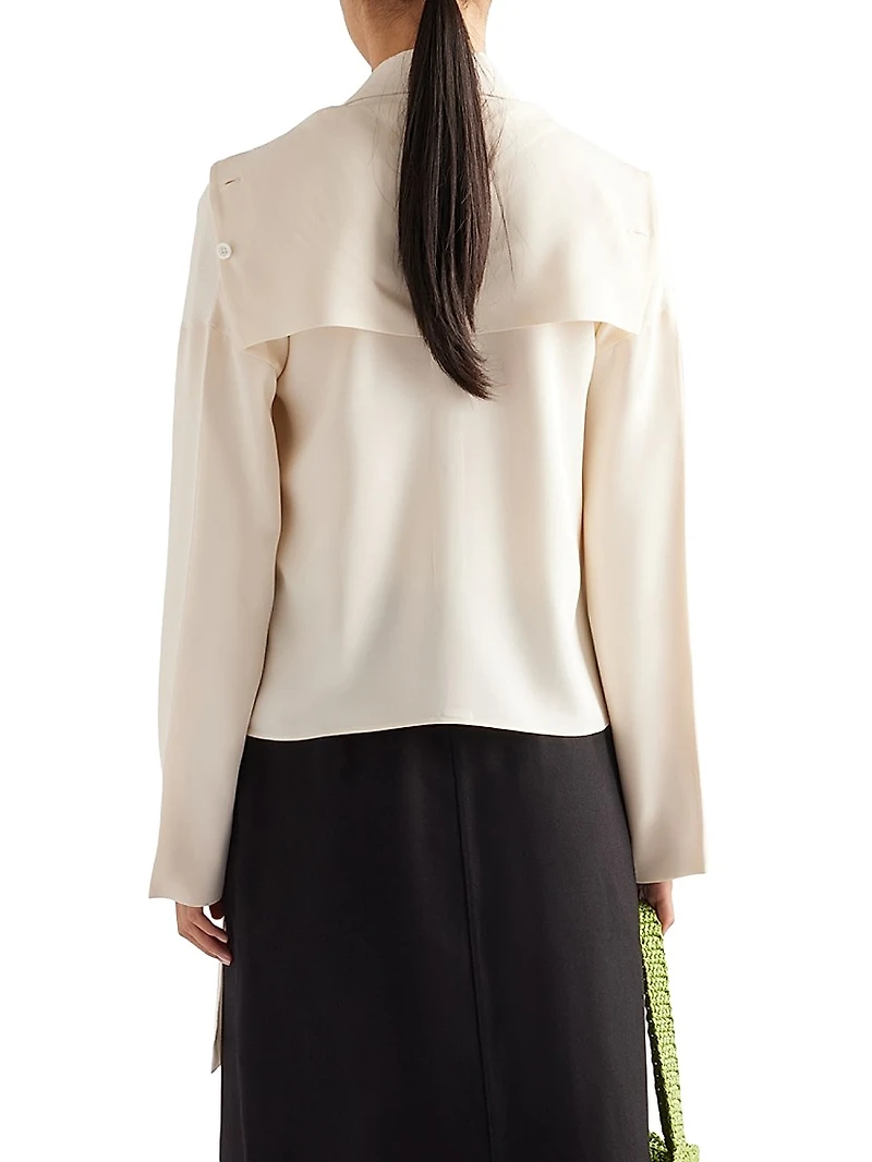 Silk Broadcloth Shirt