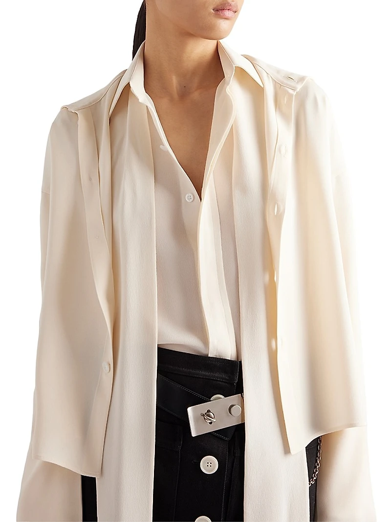 Silk Broadcloth Shirt