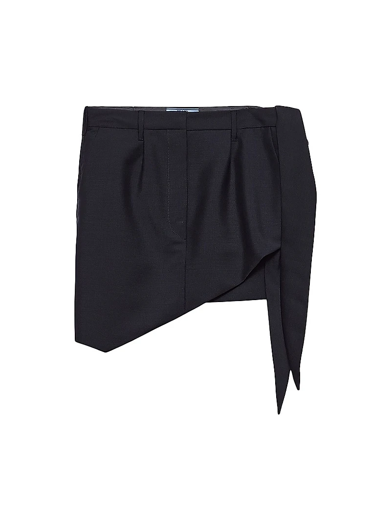 Kid Mohair Miniskirt